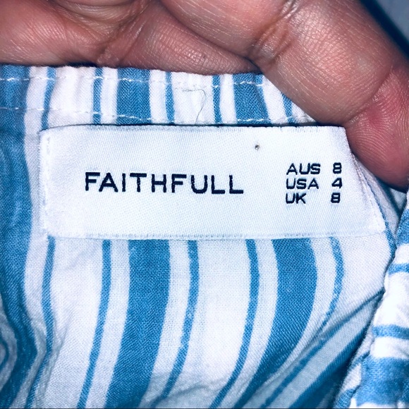 Faithfull The Brand Beach Edit Dress Size 4 EUC - Picture 3 of 10